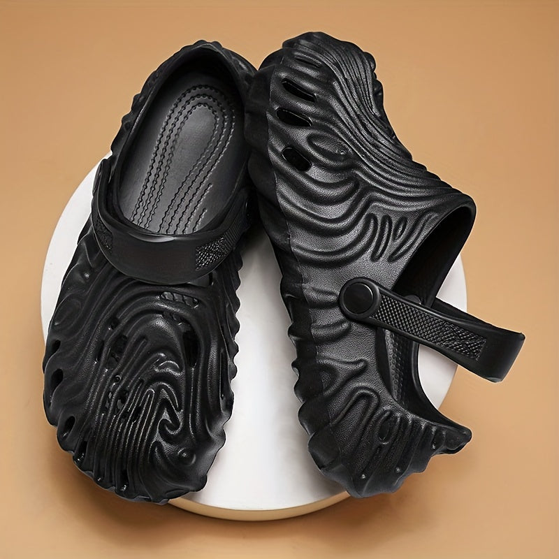 Men's Lightweight Comfy Clogs Hollow Out Non Slip Garden Shoes