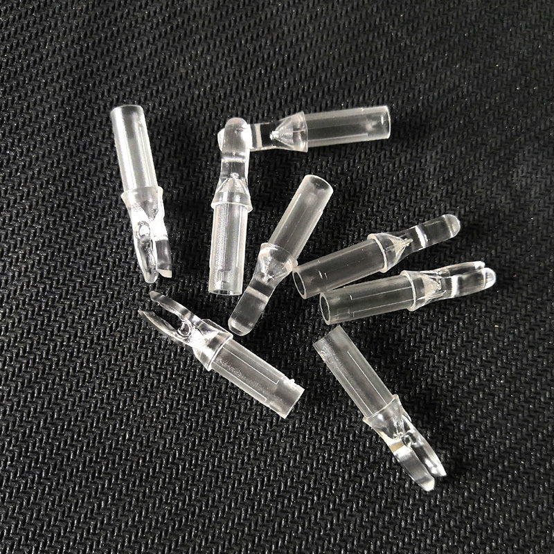6pcs Archery Arrows with Plastic Insert Tail Nocks