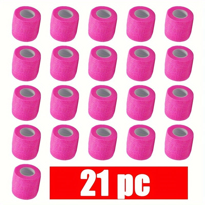 21pcs Sports Elastic Bandage Non Woven Tape