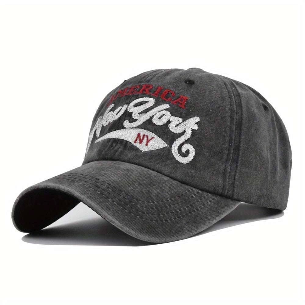 Retro Baseball Cap Soft Top Peaked Cap