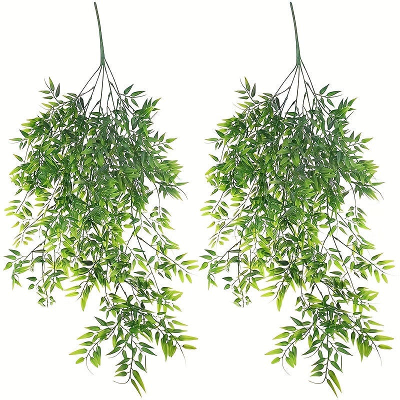 Artificial Bamboo Leaves Wall Hanging Decoration