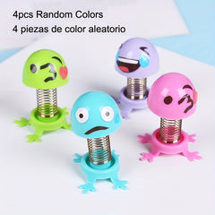4pcs Mini Bouncing Elf Toy Party Gift Car Decoration