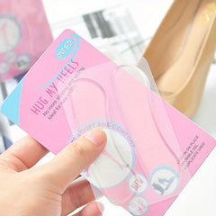 1 Pair Transparent Soft Silicone Heel Protector Foot Care Insole