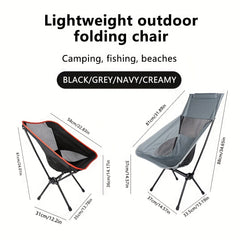 Portable Ultralight Camping Moon Chair for Beach Picnic & Fishing