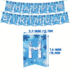 Snowflake Theme Party Decoration Set