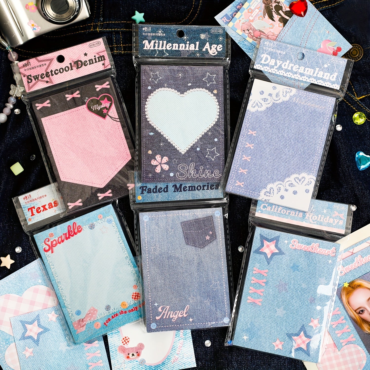 Sweet Cowboy Series Memo Pad Cartoon Small Sticker Memo