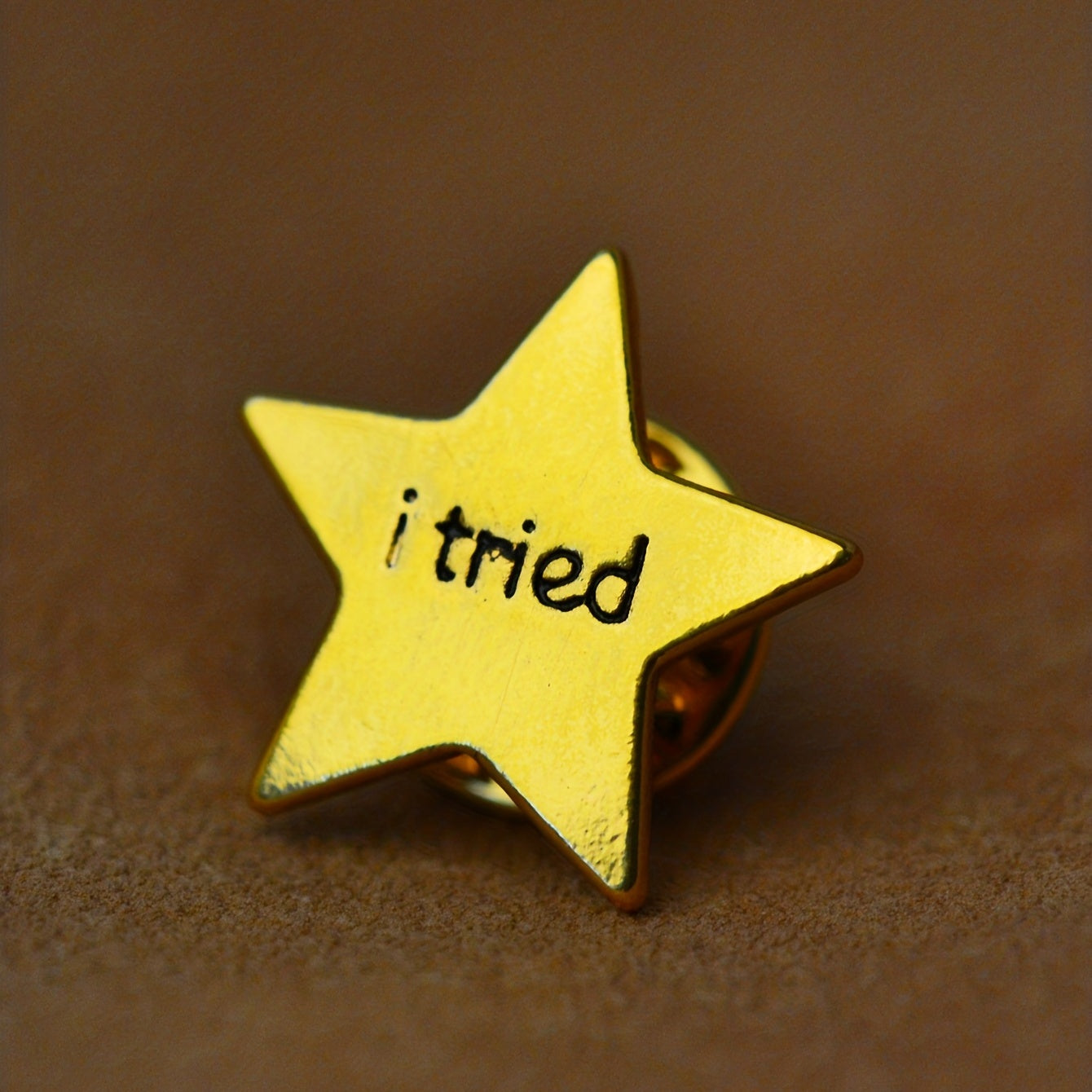Star Cuff Brooch Enamel Pin