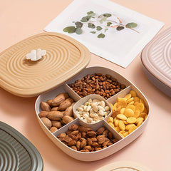 5 Compartment Snack Tray Dried Fruit Plate Appetizer Platter