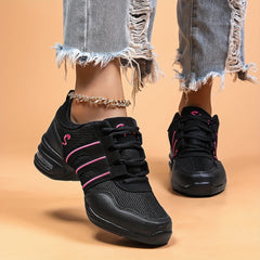 Women's Mesh Dance Sneakers with Arch Support