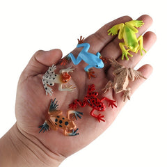 24pcs Colorful Plastic Frog Toys Fun Easter Party Favors