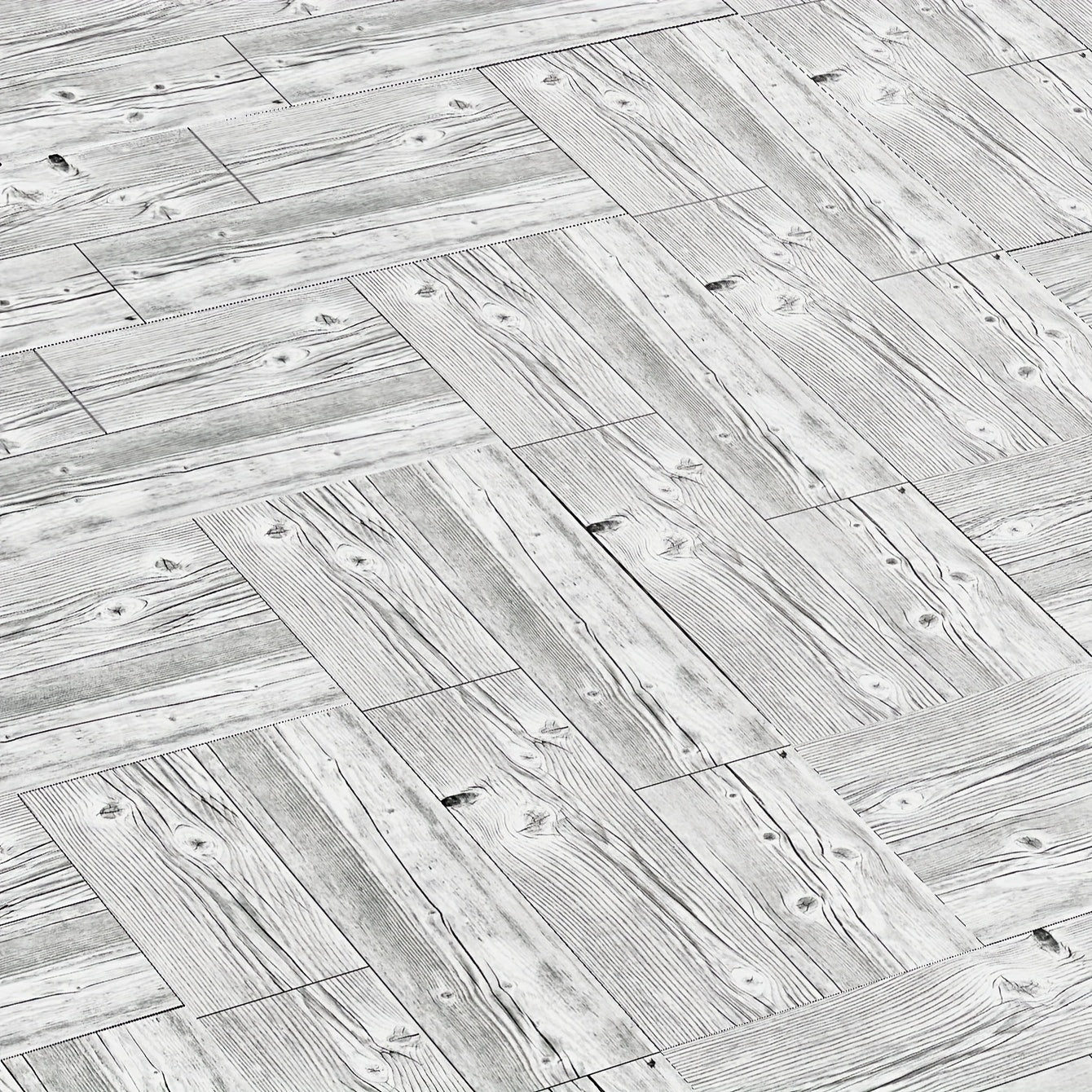 5pcs Wood Pattern Adhesive Floor Tiles PVC Flooring Peel And Stick