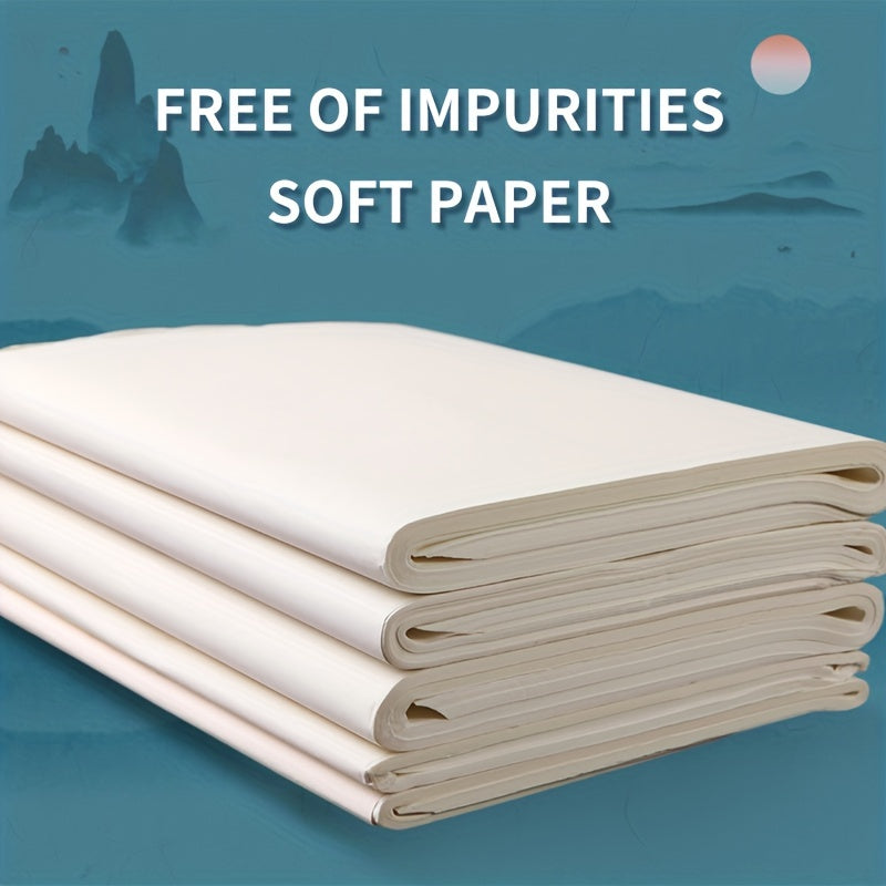 200 Sheets Ink Drawing Paper Watercolors Calligraphy Soft Pad