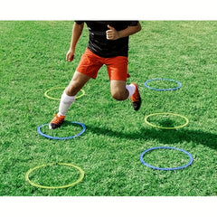 10pc Plastic Agility Training Rings for Speed & Balance Training