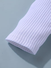3pcs Baby Girls Gray 3 Stripe Cotton Pants Combo Outfit