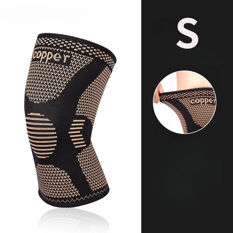 Knitted Elastic Nylon Knee Pads For Sports