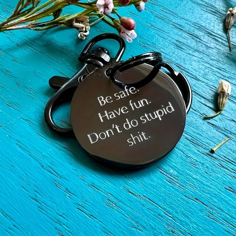 Metal Keychain Keyring Gift For Teenagers Men Women Families
