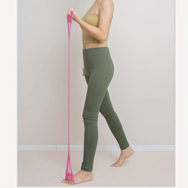 TPE 8-Shaped Yoga Tension Rope for Back Strength Training