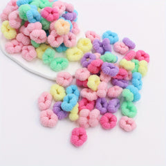 100pcs Candy Elastic Hair Rope for Kids
