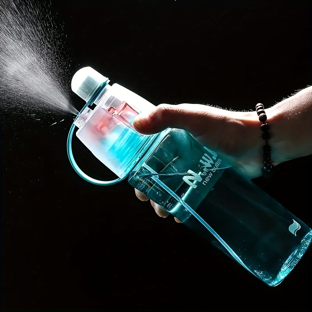 Spray Water Cup With Straw for Outdoor Sports and Fitness