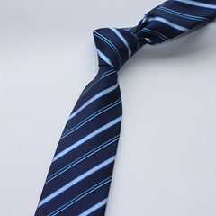 1200 Needles Classic Stripe High Neck Tie for Men Size 3 15Inch