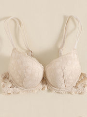 Lace Mesh Everyday Bra Double Strap Push Up Intimates