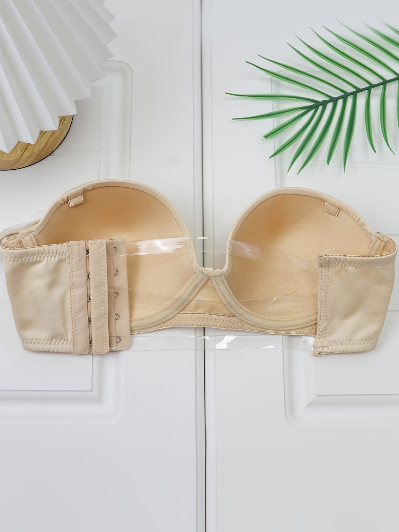 Bow Push Up Bras Comfort Sheer Back Removable Strap Everyday Bra