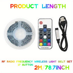 USB DIY LED TV Backlight Strip Lights RGB 5050 Flexible Light Strips