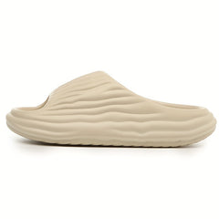 Men's Non-Slip Slides Soft Sole Slip On Platform Slippers