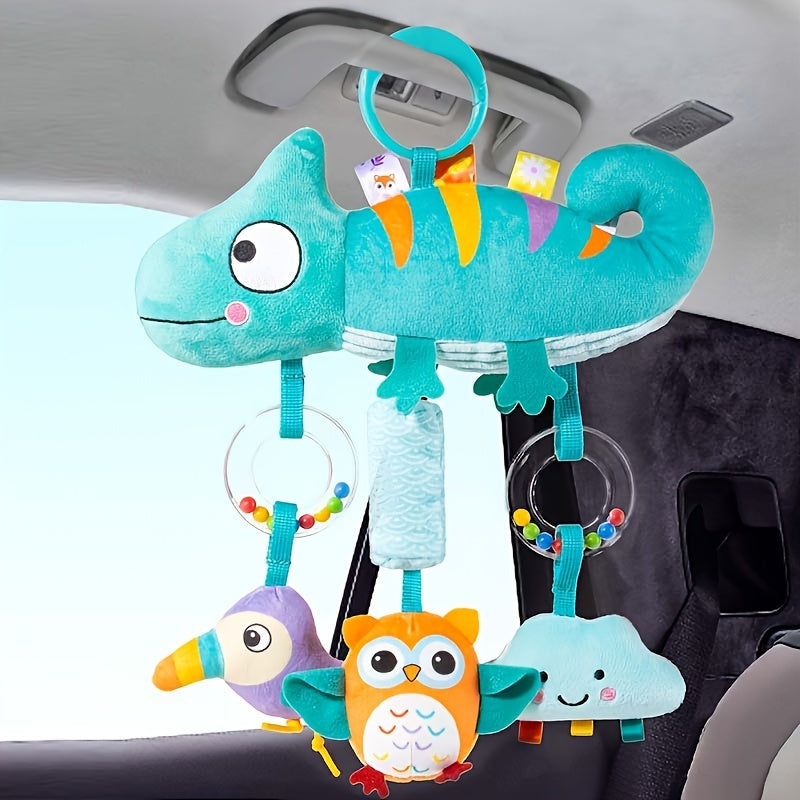 USATDD Soft Animal Hanging Rattle Toy for Babies