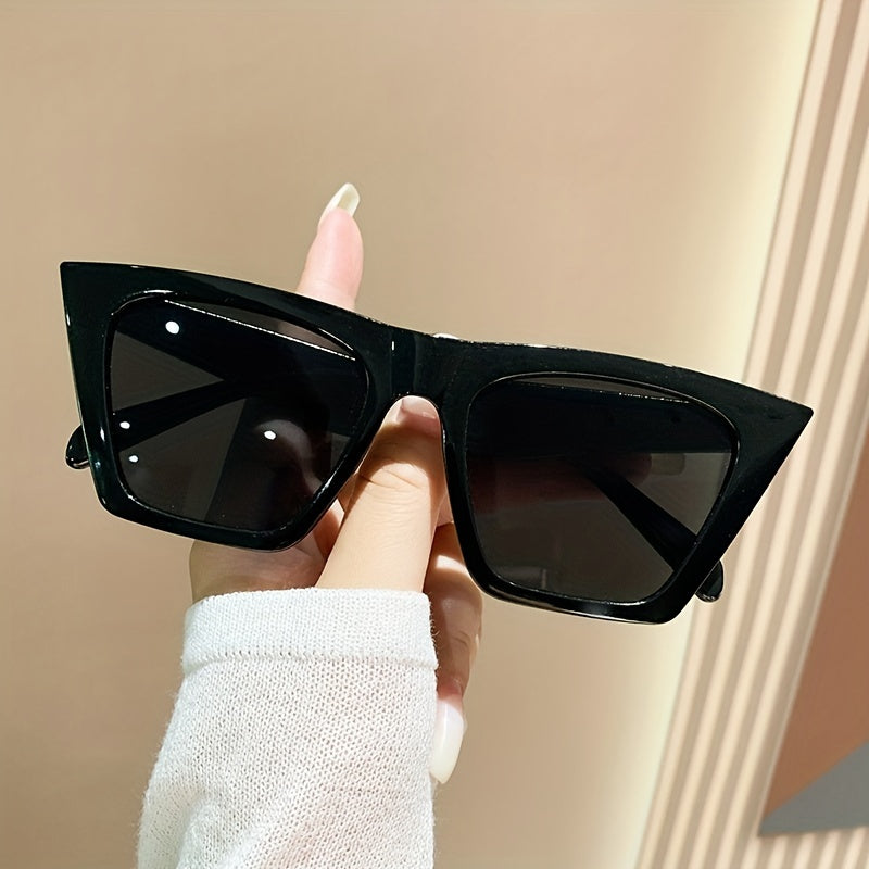 Square Cat Eye Sunglasses UV400 Sun Shades for Beach Travel