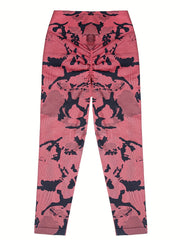 Camouflage Print High Waist Yoga Leggings Women's Activewear
