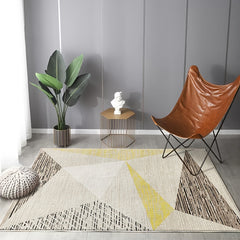 Nordic Style Cashmere Geometric Rug Large Area Rug Living Room