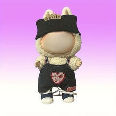 Doll Clothing Accessories Set for 16cm Dolls - Hat, Pants, Headpiece, Skirt