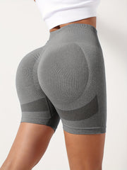 Fitness Hip Lifting Yoga Sports Shorts High Waist Biker Shorts