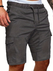 Men's Cotton Cargo Shorts for Summer Activities