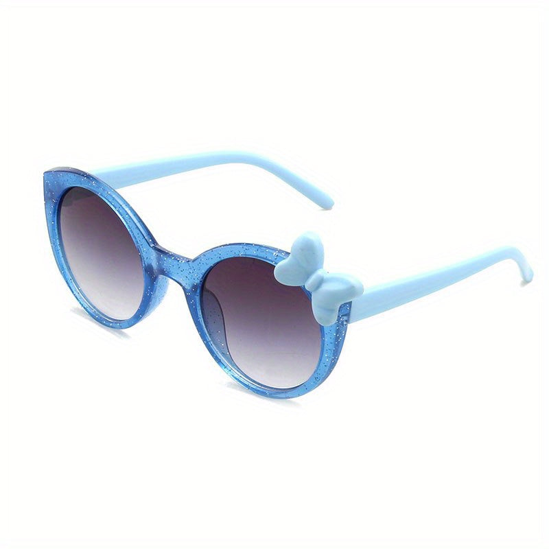 Y2K Bow Decor Sunglasses UV Protection for Girls