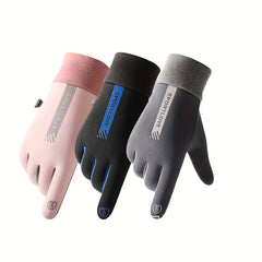 Women's Waterproof Touch Screen Sports Gloves for Cycling