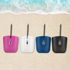 Portable Beach Bucket with Password Lock for Outdoor Activities