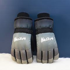 Touch Screen Skiing Gloves Thickened Inner Windproof Waterproof Gloves