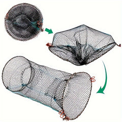 Foldable Spring Fishing Cage Automatic Opening Crab Net