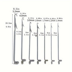 7pcs Latch Crochet Hooks Sewing Accessories DIY Weave Knitting Tools