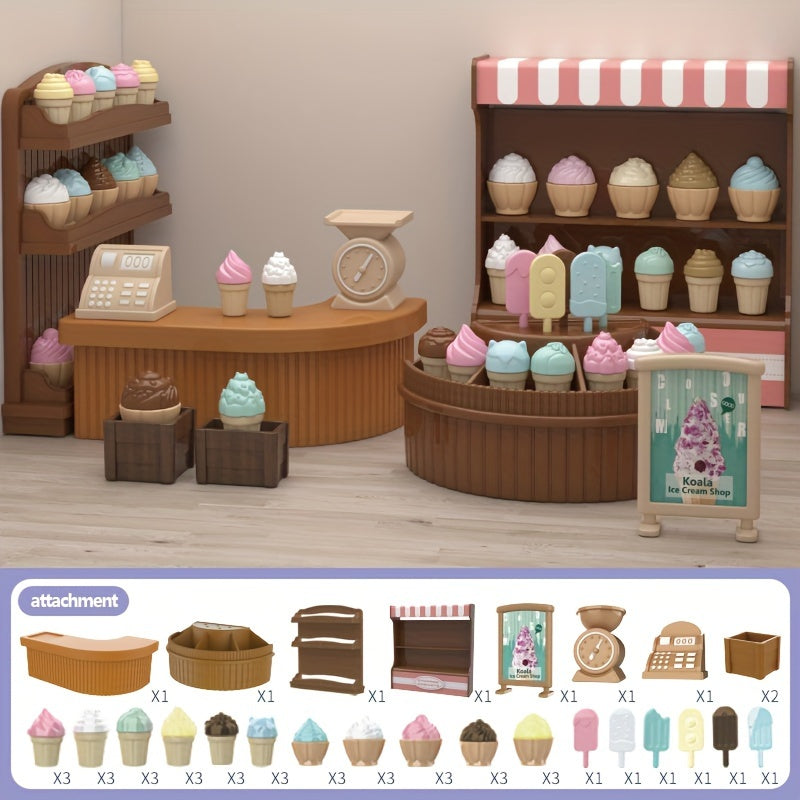Dollhouse Mini Shop Accessories Set - Halloween Decoration Kit