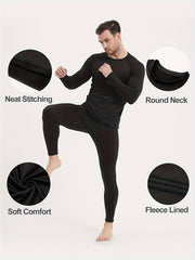 4 Pack Men's Thermal Compression Pants Fleece Lined Sports Tights