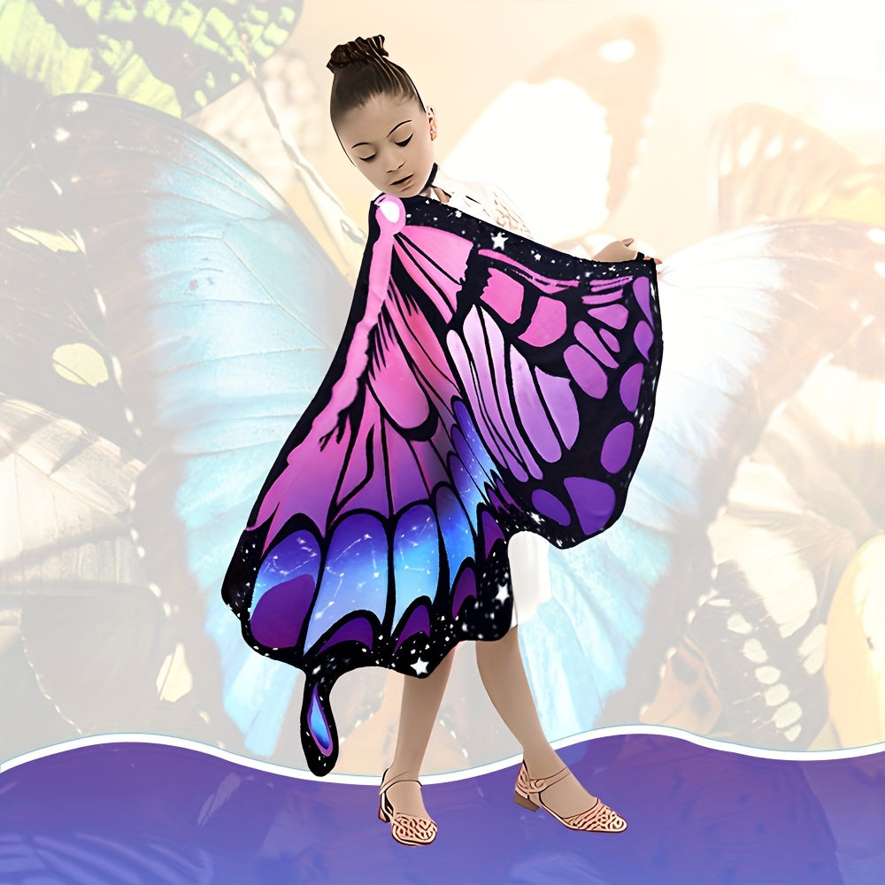 Butterfly Cloak Halloween Props Costume Women's Butterfly Cape