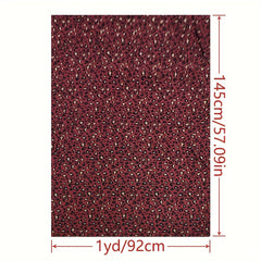 1yd Faux Cotton Fabric DIY Cloth Pants Dress Quilt Covering Fabric
