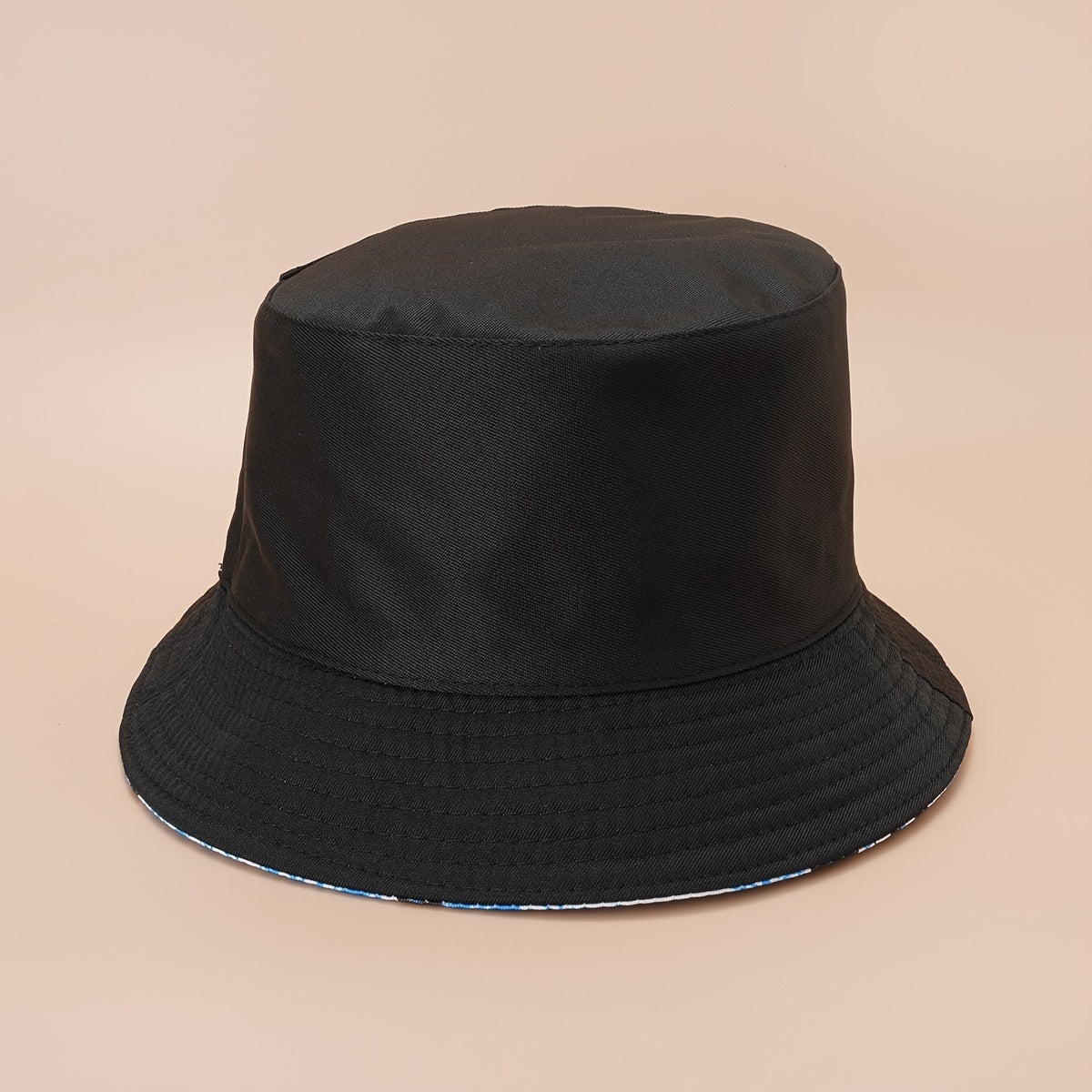 Red Fork Bucket Hat Tie Dye Double Sided Sunshade Fisherman Cap