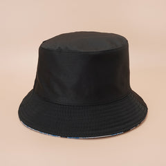 Red Fork Bucket Hat Tie Dye Double Sided Sunshade Fisherman Cap