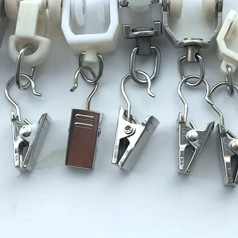 Stainless Steel Curtain Clips 10 Pack