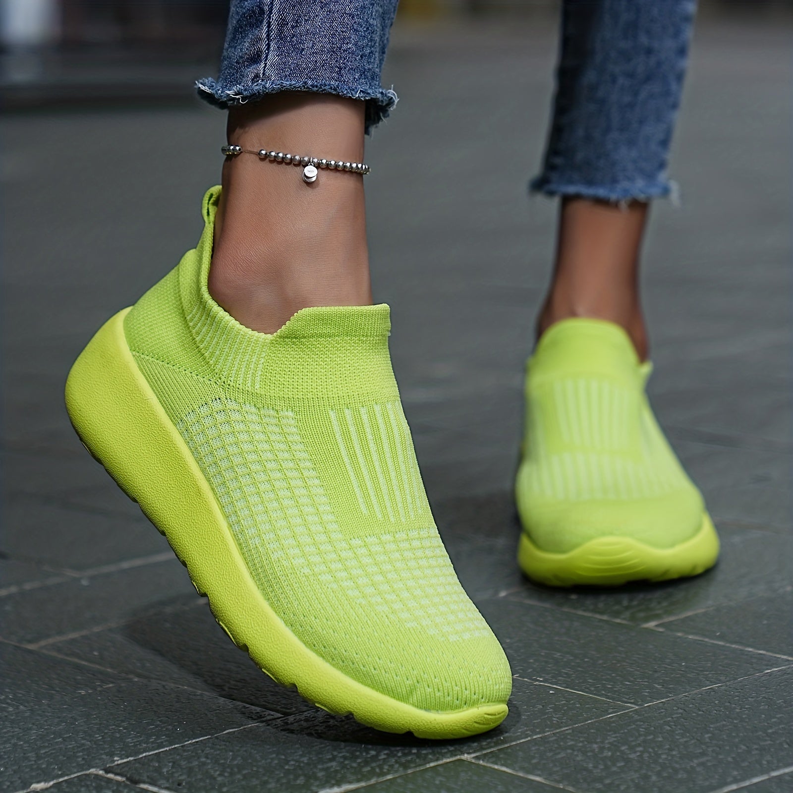 Thick Bottom Heighten Running Shoes Breathable Lightweight