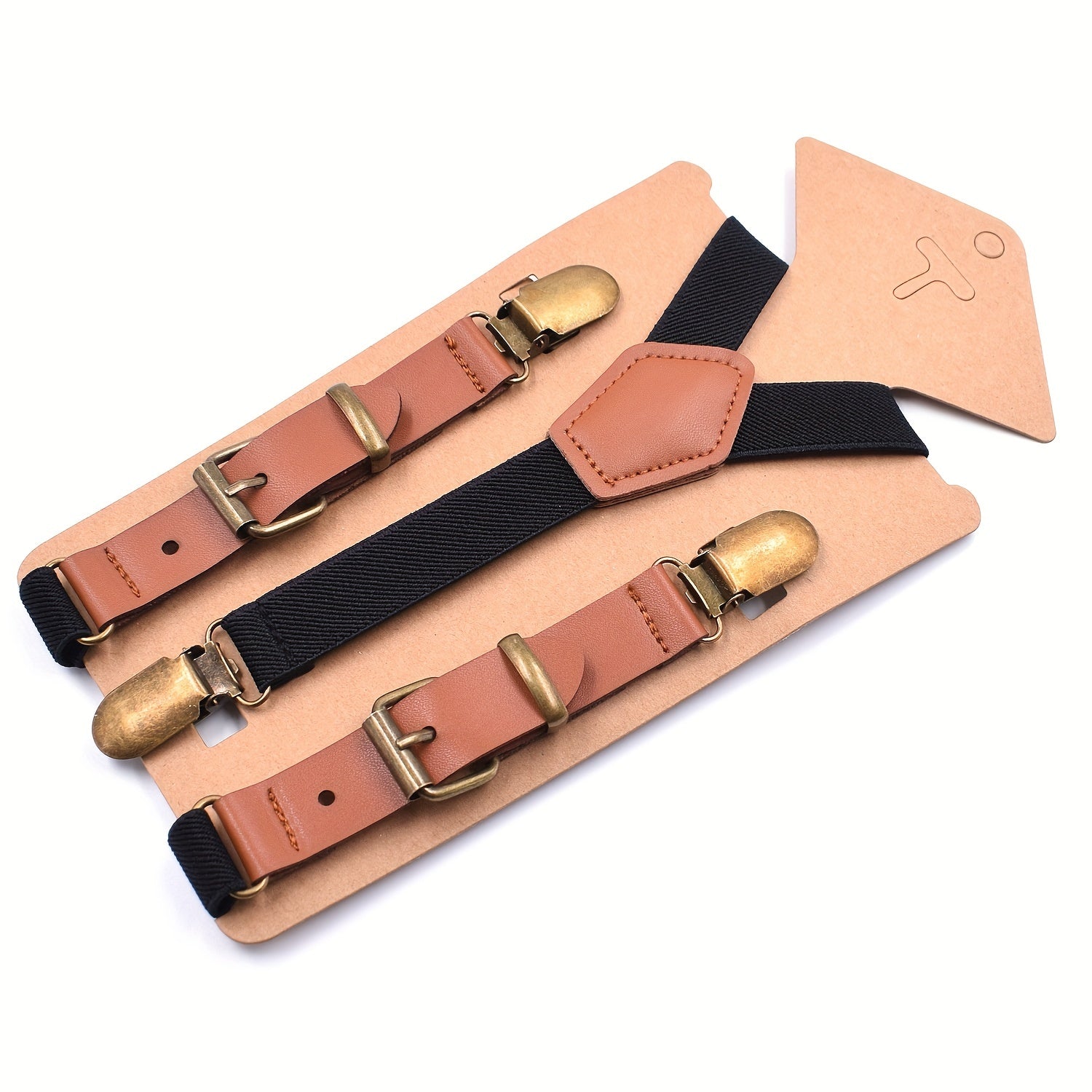 Boys Teen Casual Adjustable Y Shape Metal Clip Suspenders